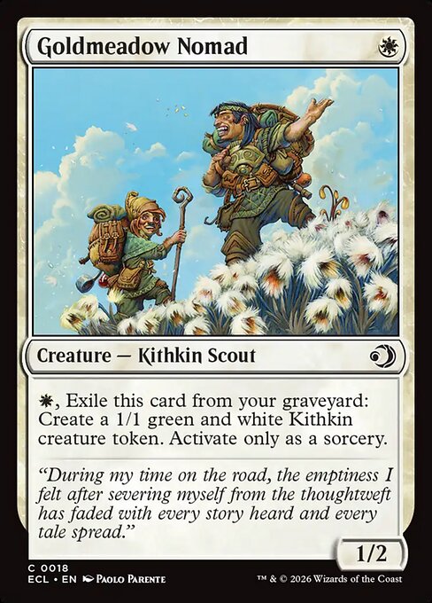 Goldmeadow Nomad | ECL #18 | Foil | English, catalog image