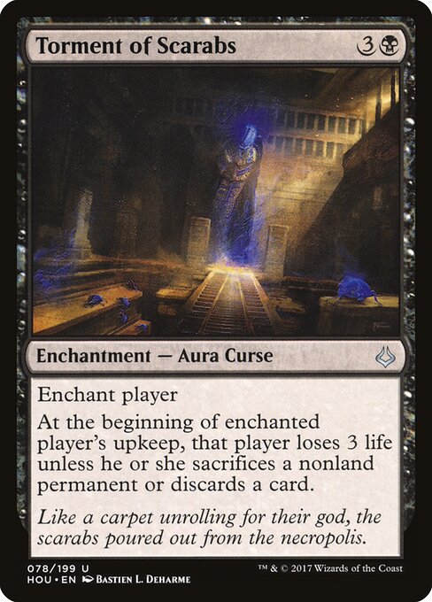 Torment of Scarabs | HOU #78 | Nonfoil | English, catalog image