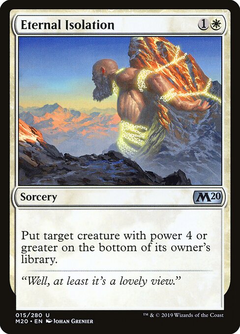 Eternal Isolation | M20 #15 | Nonfoil | English, catalog image