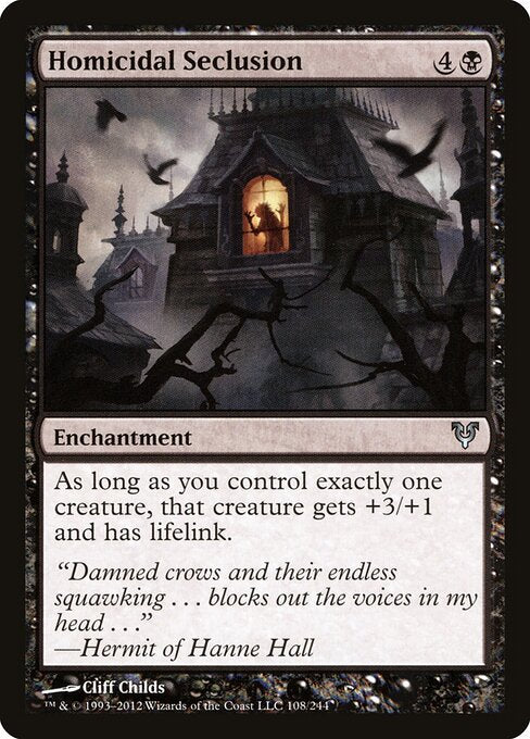 Homicidal Seclusion | AVR #108 | Nonfoil | English, catalog image