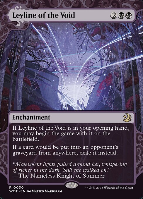 Leyline of the Void | WOT #30 | Nonfoil | English, catalog image