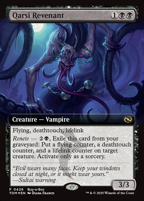 Qarsi Revenant, TDM #426, English, catalog image