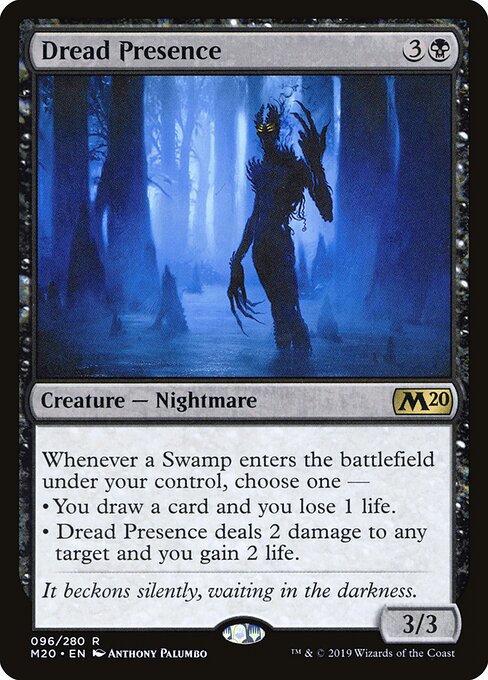 Dread Presence, M20 #96, English, catalog image