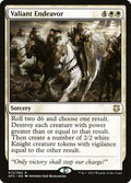Valiant Endeavor | AFC #13 | Nonfoil | English, catalog image