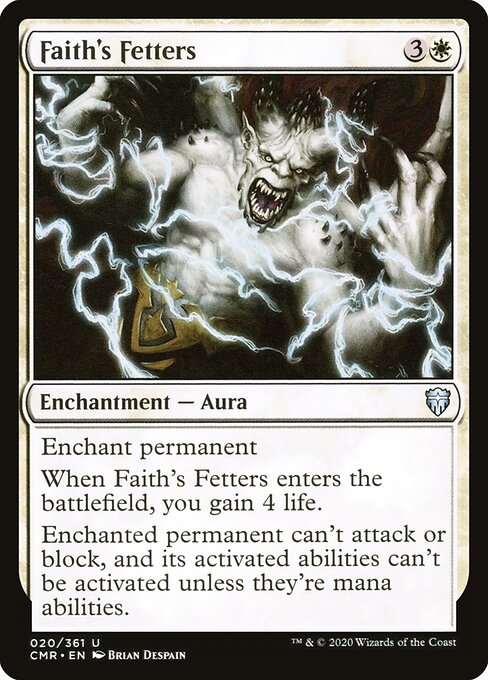 Faith's Fetters | CMR #20 | Nonfoil | English, catalog image