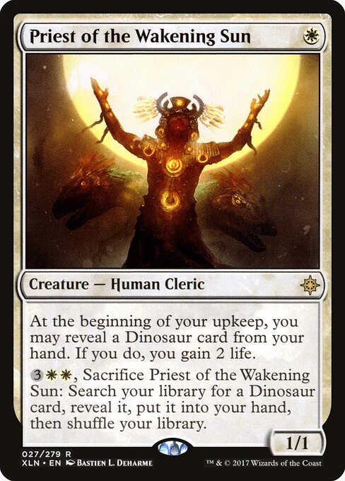 Priest of the Wakening Sun | XLN #27 | Nonfoil | English, catalog image