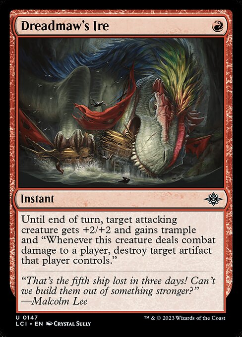 Dreadmaw's Ire, LCI #147, English, catalog image