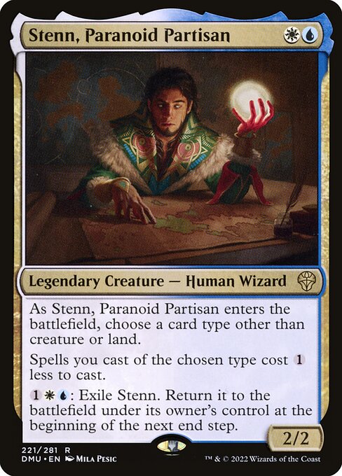 Stenn, Paranoid Partisan | DMU #221 | Nonfoil | English, catalog image