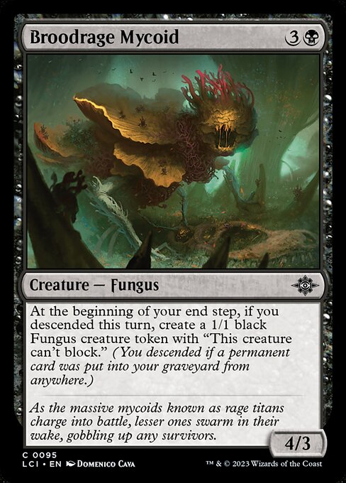 Broodrage Mycoid | LCI #95 | Nonfoil | English, catalog image