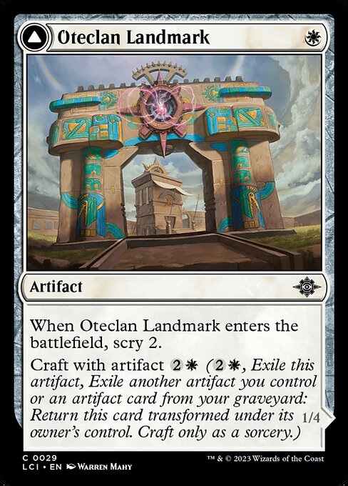 Oteclan Landmark // Oteclan Levitator | LCI #29 | Nonfoil | English, catalog image