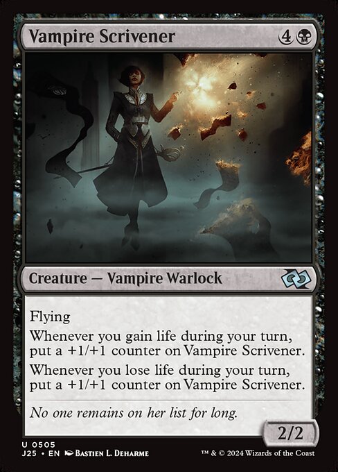 Vampire Scrivener | J25 #505 | Nonfoil | English, catalog image
