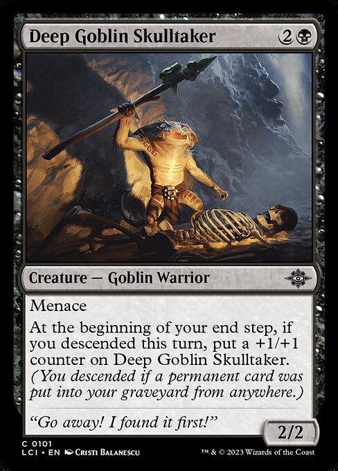 Deep Goblin Skulltaker | LCI #101 | Foil | English, catalog image
