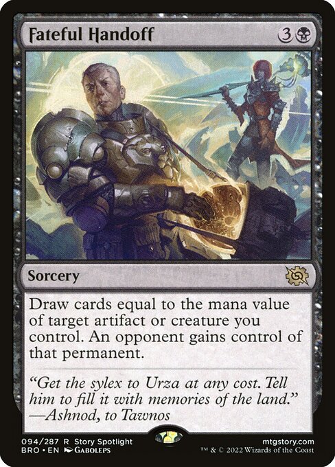 Fateful Handoff | BRO #94 | Nonfoil | English, catalog image