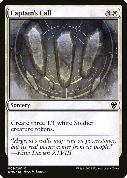 Captain's Call | DMU #9 | Foil | English, catalog image