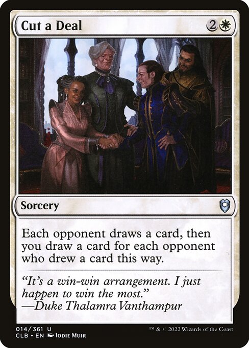 Cut a Deal | CLB #14 | Nonfoil | English, catalog image