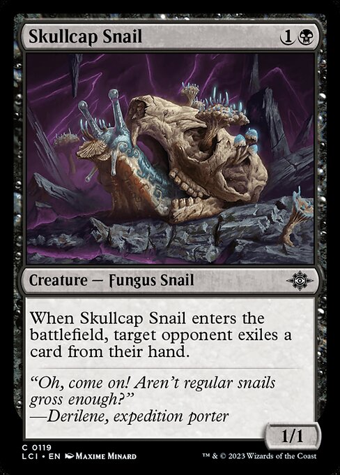 Skullcap Snail | LCI #119 | Nonfoil | English, catalog image
