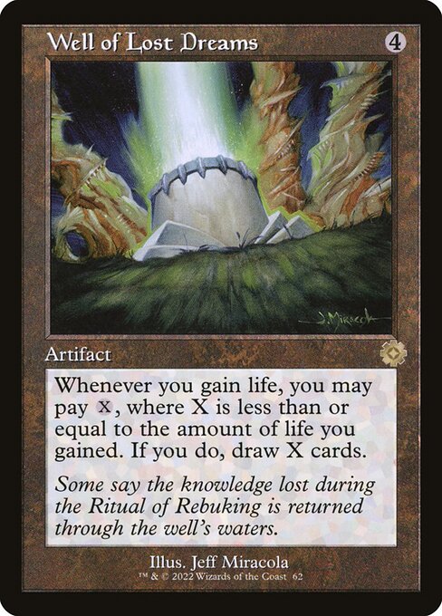 Well of Lost Dreams, BRR #62, English, catalog image