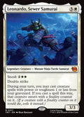 Leonardo, Sewer Samurai, TMT #17, English, catalog image
