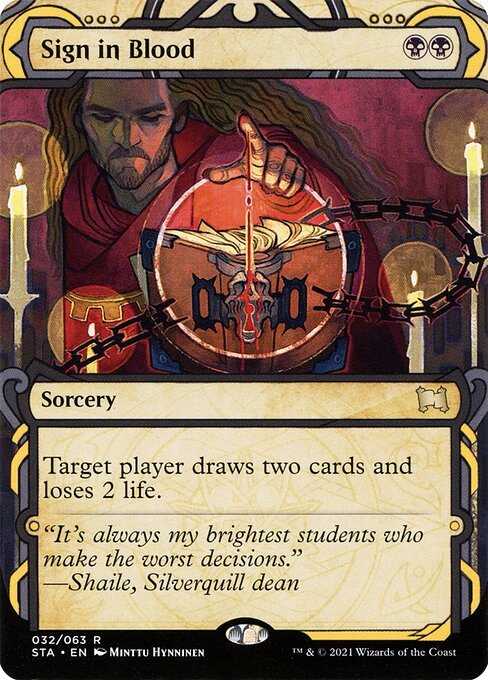 Sign in Blood, STA #32, English, catalog image