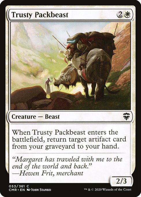 Trusty Packbeast | CMR #53 | Nonfoil | English, catalog image