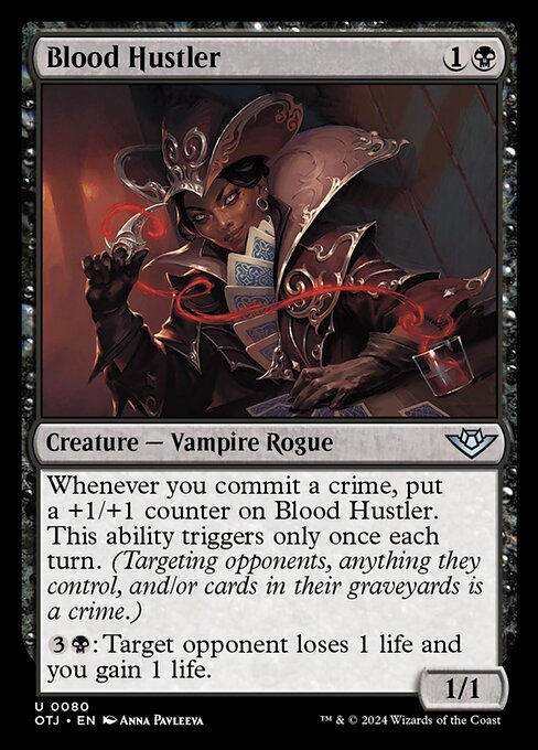 Blood Hustler | OTJ #80 | Nonfoil | English, catalog image
