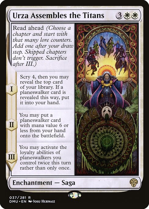Urza Assembles the Titans | DMU #37 | Nonfoil | English, catalog image