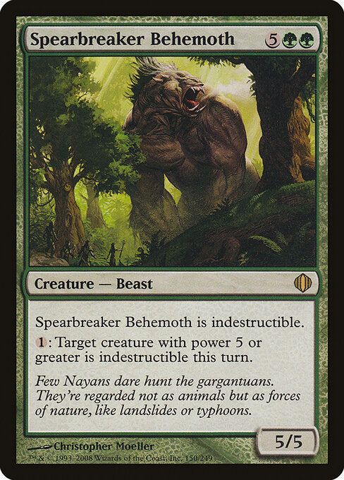 Spearbreaker Behemoth, ALA #150, English, catalog image