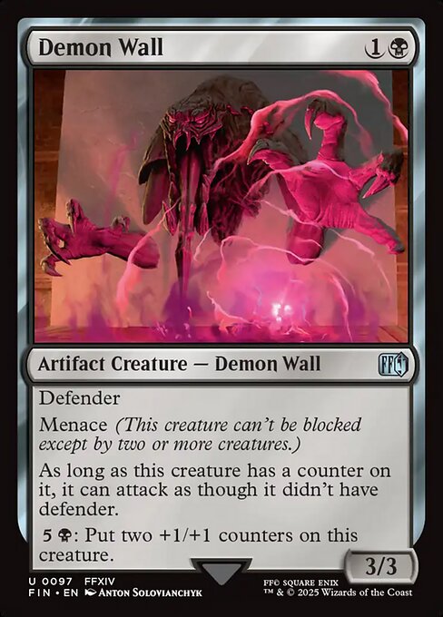 Demon Wall | FIN #97 | Nonfoil | English, catalog image