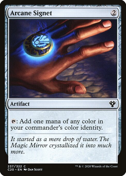 Arcane Signet, C20 #237, English, catalog image