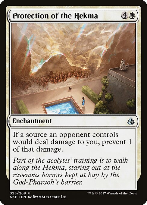 Protection of the Hekma | AKH #23 | Nonfoil | English, catalog image