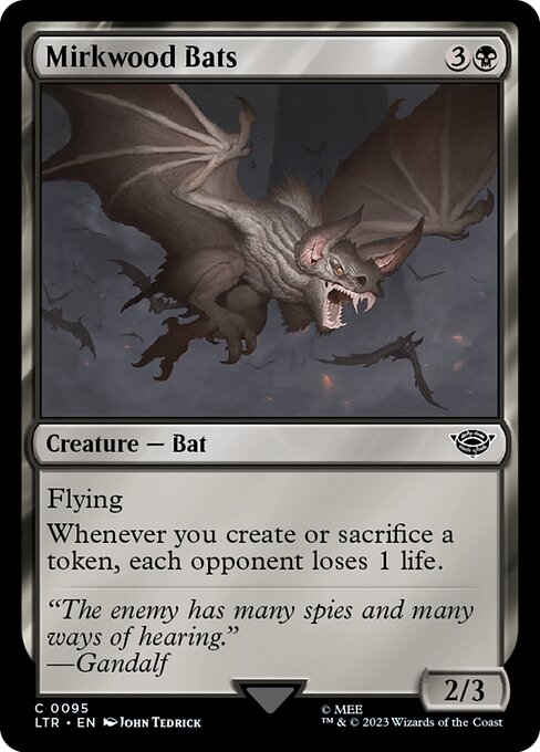 Mirkwood Bats | LTR #95 | Nonfoil | English, catalog image
