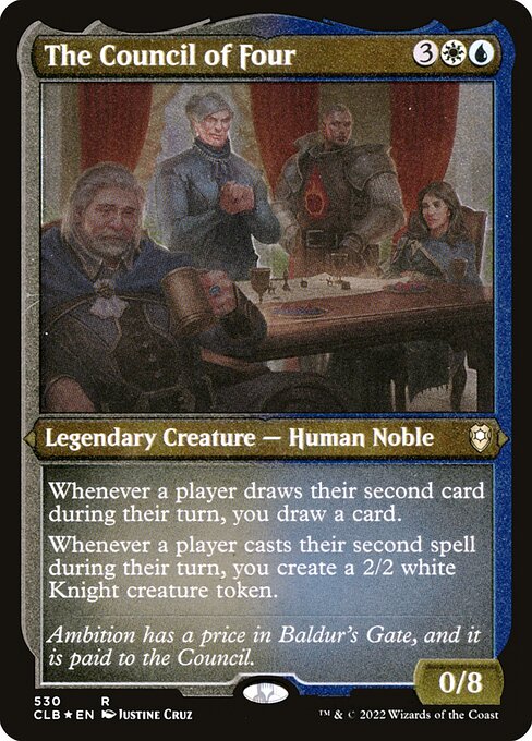 The Council of Four | CLB #530 | Etched Foil | English, catalog image