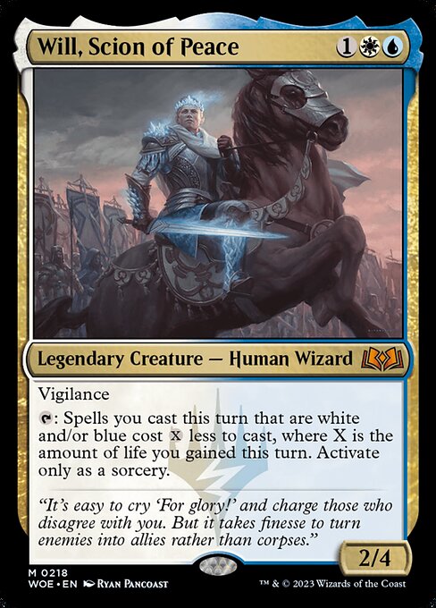 Will, Scion of Peace | WOE #218 | Nonfoil | English, catalog image