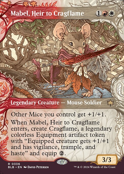 Mabel, Heir to Cragflame | BLB #336 | Nonfoil | English, catalog image