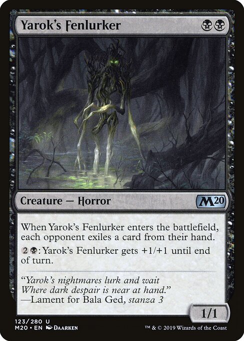 Yarok's Fenlurker | M20 #123 | Nonfoil | English, catalog image