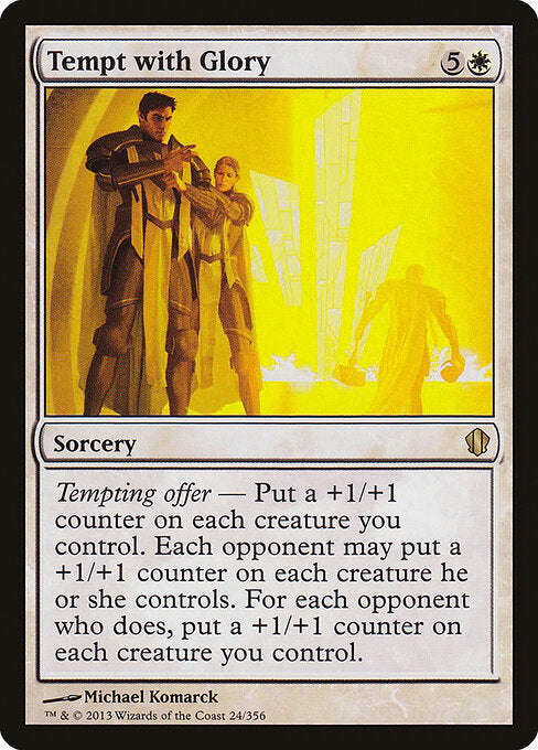 Tempt with Glory | C13 #24 | Nonfoil | English, catalog image