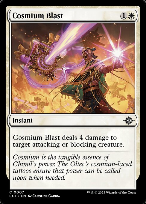 Cosmium Blast | LCI #7 | Nonfoil | English, catalog image