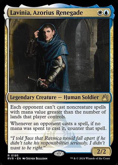 Lavinia, Azorius Renegade | RVR #195 | Nonfoil | English, catalog image