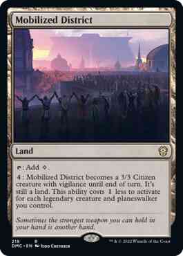 Mobilized District | DMC #218 | Nonfoil | English