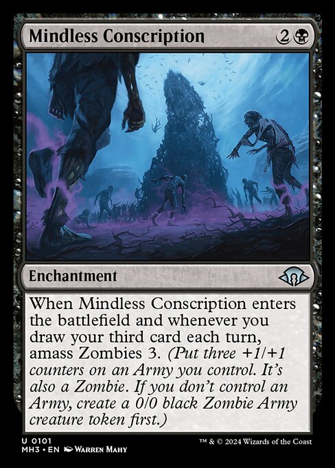 Mindless Conscription | MH3 #101 | Nonfoil | English, catalog image