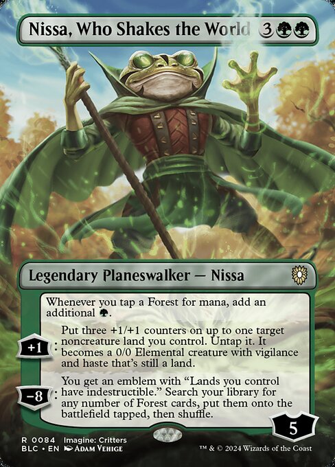 Nissa, Who Shakes the World, BLC #84, English, catalog image