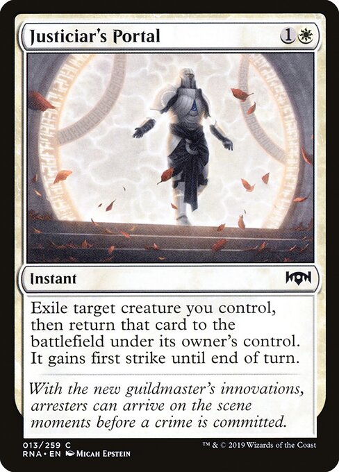 Justiciar's Portal | RNA #13 | Nonfoil | English, catalog image