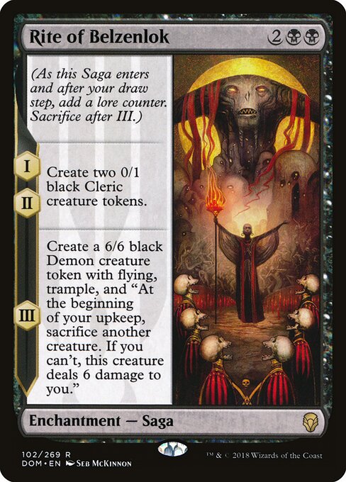 Rite of Belzenlok | DOM #102 | Nonfoil | English, catalog image