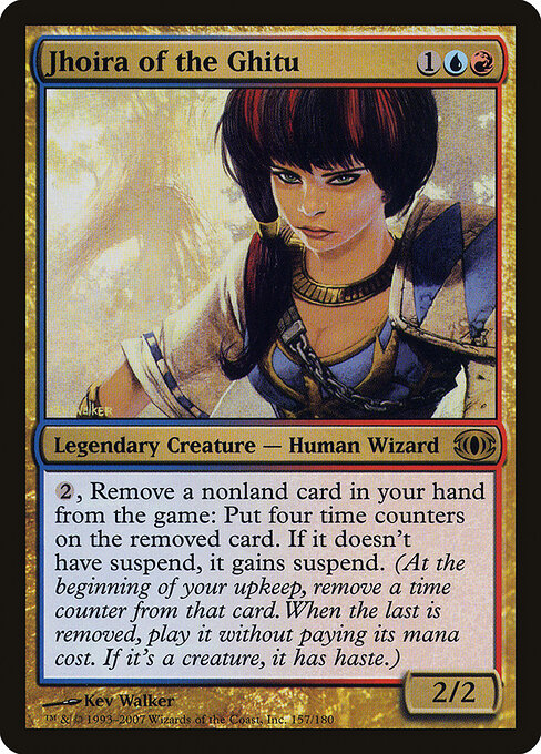 Jhoira of the Ghitu, FUT #157, English, catalog image