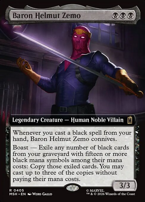 Baron Helmut Zemo, MSH #405, English, catalog image