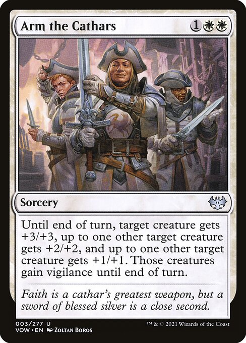 Arm the Cathars | VOW #3 | Foil | English, catalog image