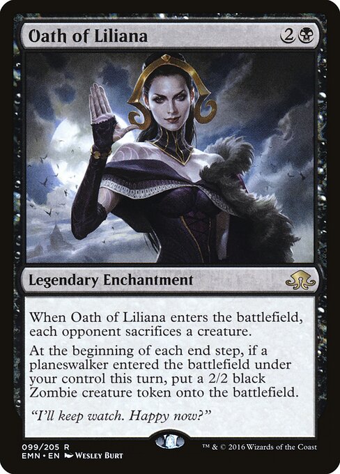 Oath of Liliana | EMN #99 | Nonfoil | English, catalog image