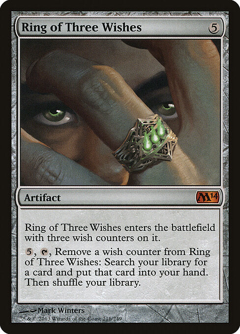 Ring of Three Wishes, M14 #216, English, catalog image