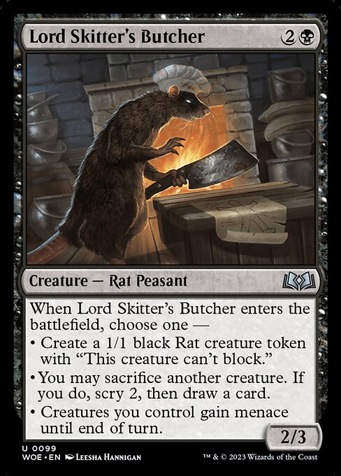 Lord Skitter's Butcher | WOE #99 | Nonfoil | English, catalog image