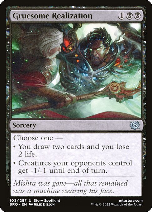 Gruesome Realization | BRO #103 | Nonfoil | English, catalog image